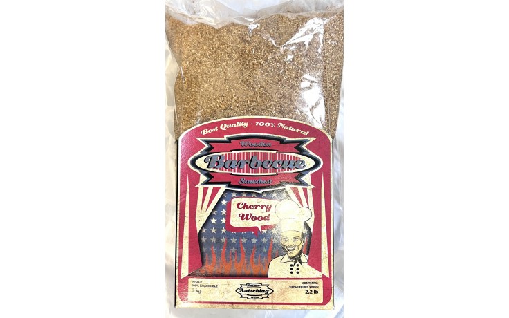 Axtschlag Räuchermehl Kirsche 1 kg aus Kirschholz für das besondere Raucharoma beim Grillen und Smoken und Räuchern