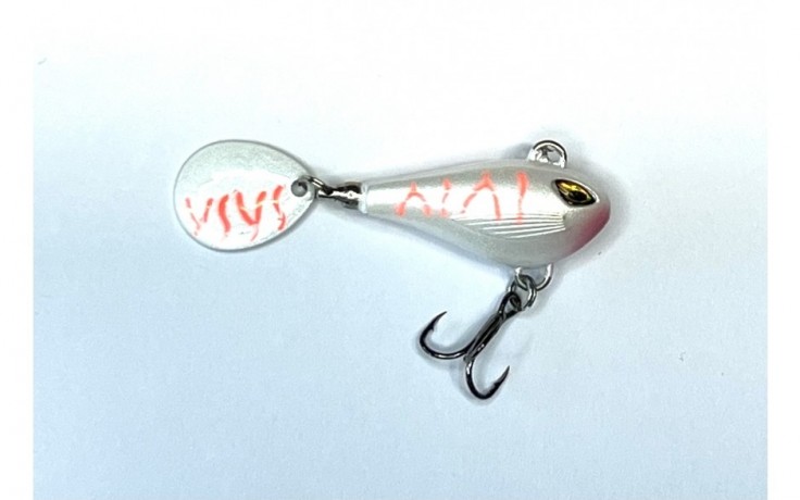 Shirasu Spin Buddy Evil Eye Albino UV 4 cm 12 Gramm