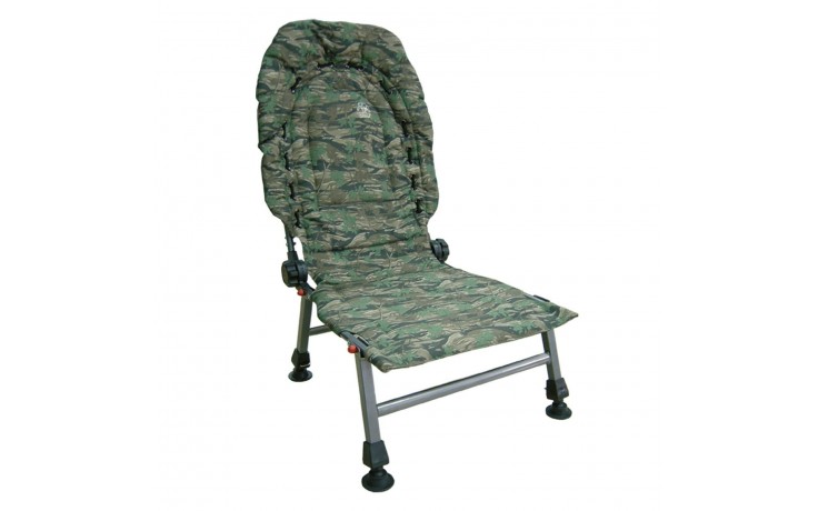Behr Carp Stuhl Camou bis 149 kg belastbar 5,6 kg stufenlos verstellbare Rückenlehne