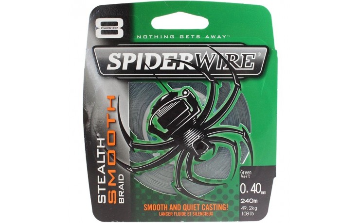 Berkley Spider Wire Stealth Smooth 8 Braid 8fach geflochtene Angelschnur moosgrün Meterware