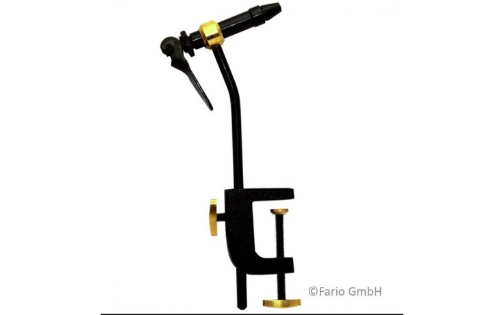 Einsteiger Bindestock als Halter für Fliegenhaken bei Fliegenbindearbeiten