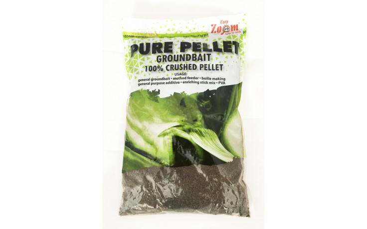 Carp Zoom Pure Pellets Black Heilbutt fein ideales Anfütterungsmittel 800 Gramm zum Anfüttern