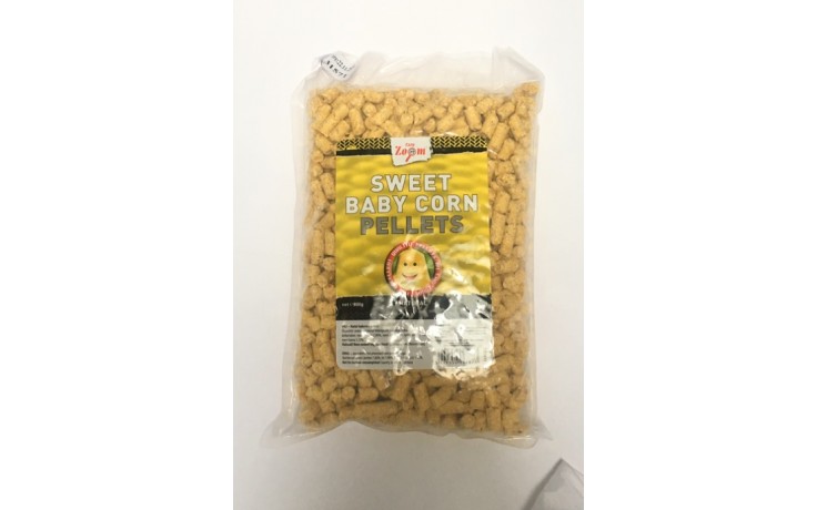 Carp Zoom Sweet Baby Corn Pellets Mais Natur 800 Gramm Angelköder für Friedfische