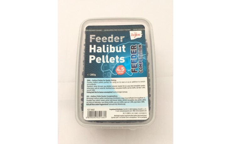 Carp Zoom Halibut Pellets 4.5 mm 380 Gramm Angelköder