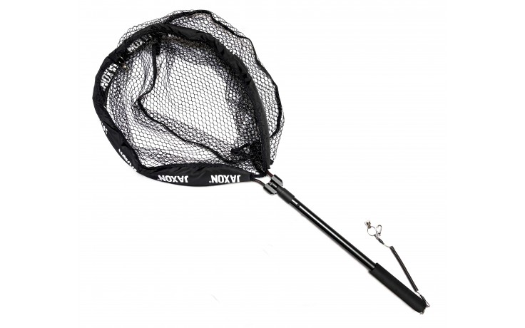 Unterfangkescher mit Magnet und gummiertem Netz 1,02 Meter 40 * 55 cm Transport 60 cm mit Magnetclip 