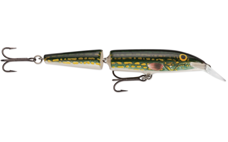 Wobbler Rapala Jointed 2 teilig floating 13 cm PK Pike 18 Gramm bis 1,20 bis 4,2  Meter Tauchtiefe