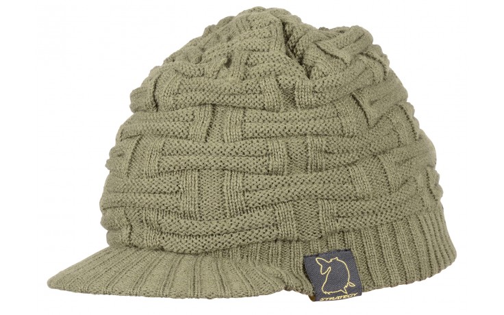 Spro Strategy Beanie Anglermütze Angler Strickmütze mit Schild