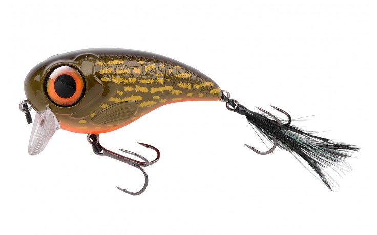 Spro Fat Iris Wobbler Kunstköder Farbe Pikey 60 mm 17 Gramm Hechtwobbler