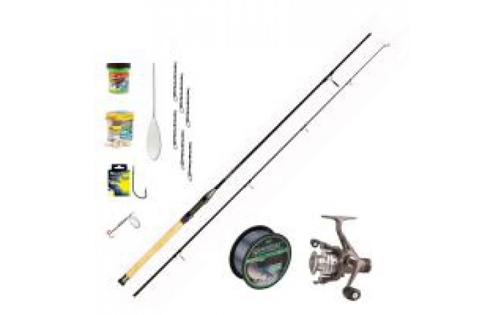 Anglermarkt Forellen-Set Angelset für Forellen mit Angelzubehör mit Angelrute Angelrolle Angelschnur