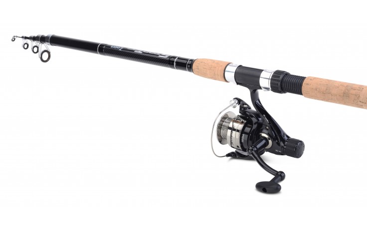 Forellen & Barsch Angelset Angelrute & Angelrolle 2,4  Meter Angelrolle Größe 20 100 Meter 0,25 mm Angelschnurfassung 