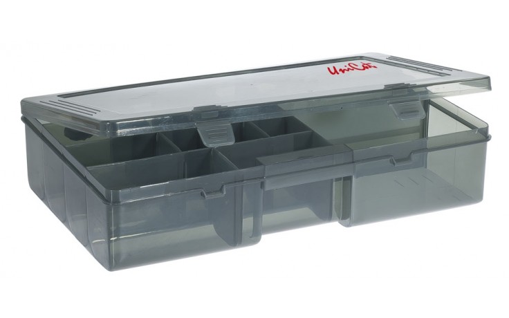 Angelbox für Angelzubehör 35,5 * 22,5 * 8 cm sehr stabile Angel Köder Box und Angelzubehörbox