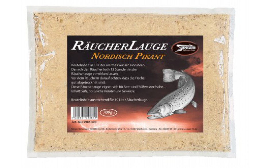Specitec Räucherlauge Nordisch pikant 700 Gramm Räucherlauge zum Fische räuchern