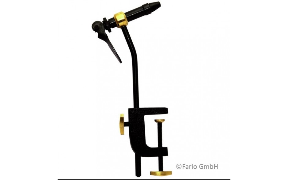 Einsteiger Bindestock als Halter für Fliegenhaken bei Fliegenbindearbeiten