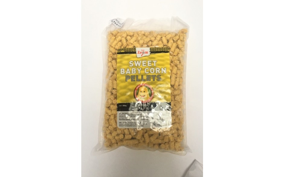 Carp Zoom Sweet Baby Corn Pellets Mais Natur 800 Gramm Angelköder für Friedfische