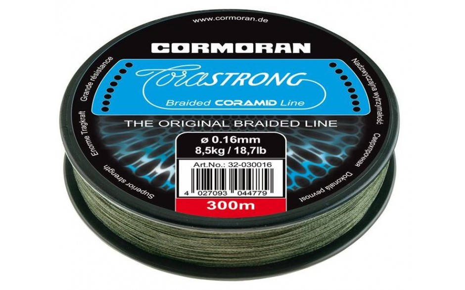 Cormoran - Corastrong 300 Meter Bonuspack 0.16 mm ca. 8.5 kg