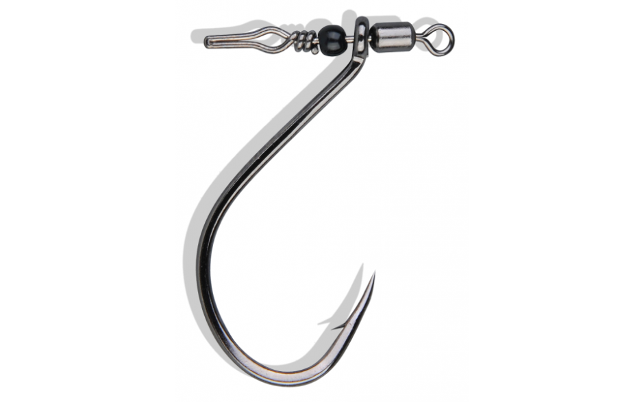 Gamakatsu Drop Shot Haken Gr. 2/0 mit Wirbel