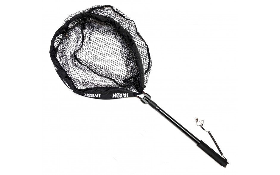 Unterfangkescher mit Magnet und gummiertem Netz 1,02 Meter 40 * 55 cm Transport 60 cm mit Magnetclip 