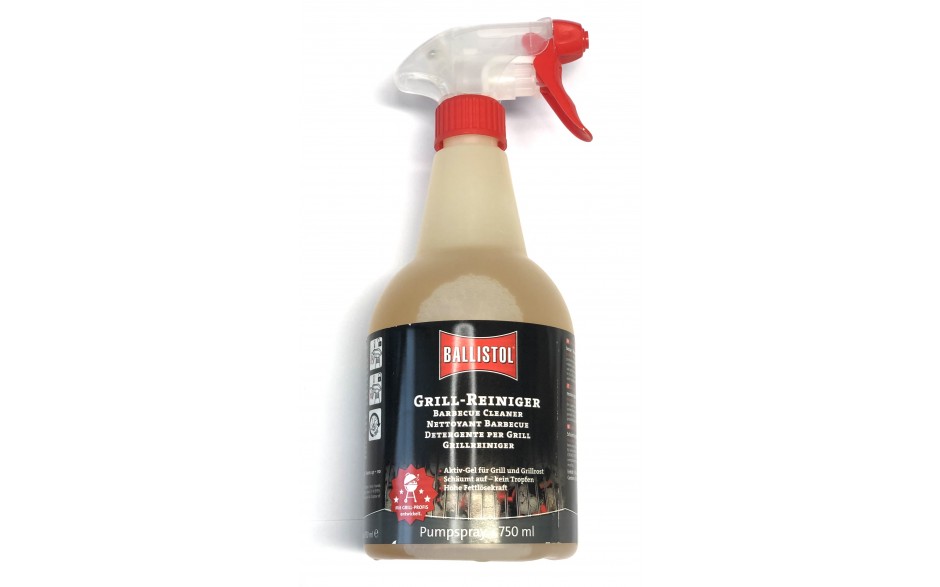 Ballistol Grill Reiniger für Gasgrills Holzkohlgrills Barbecue Cleaner für Grill und Grillrost 750 ml Pumpspray