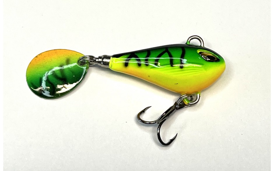 Shirasu Spin Buddy Evil Eye Fire Shark UV 3,5 cm 6 Gramm