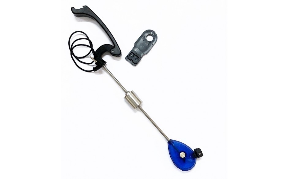 Jenzi TX-Pro Bite Indicator Einhänge Bissanzeiger mit Klinkenstecker und LED Beleuchtung und Montagekit für Rod Pod