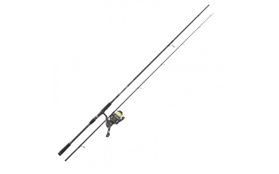 Balzer MK Adventure Combo Zander/Hecht 2,55 Meter 19 bis 63 Gramm mit Angelrolle und geflochtener Angelschnur