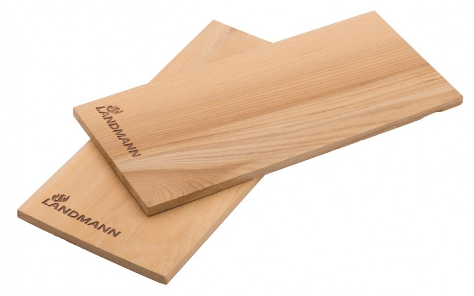 Räucherplanke Hickory Holz 2 Stück 29 * 15 * 1 cm