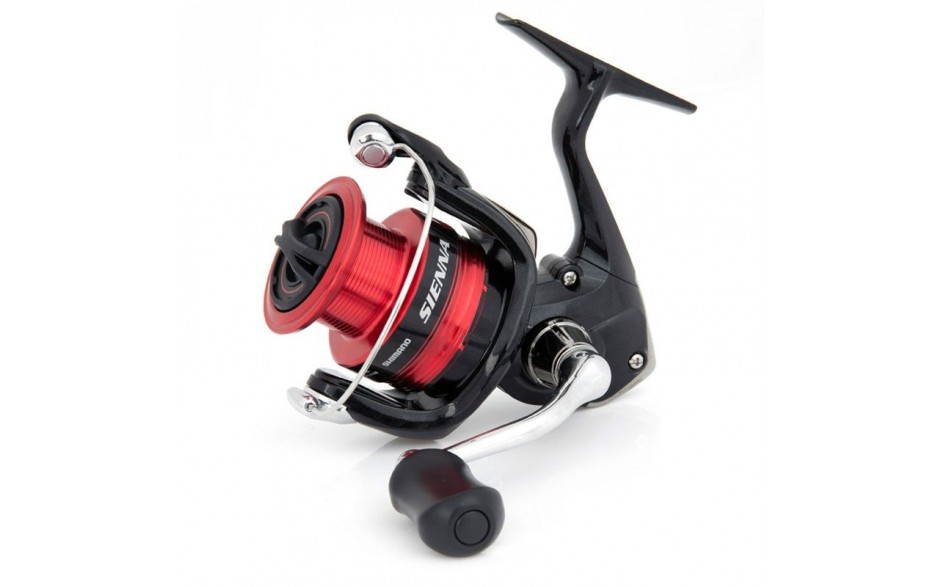 Shimano Sienna 2500 FG Angelrolle mit Frontbremse 0,25 mm 160 Meter 5,0 : 1 250 Gramm 4 Kugellager