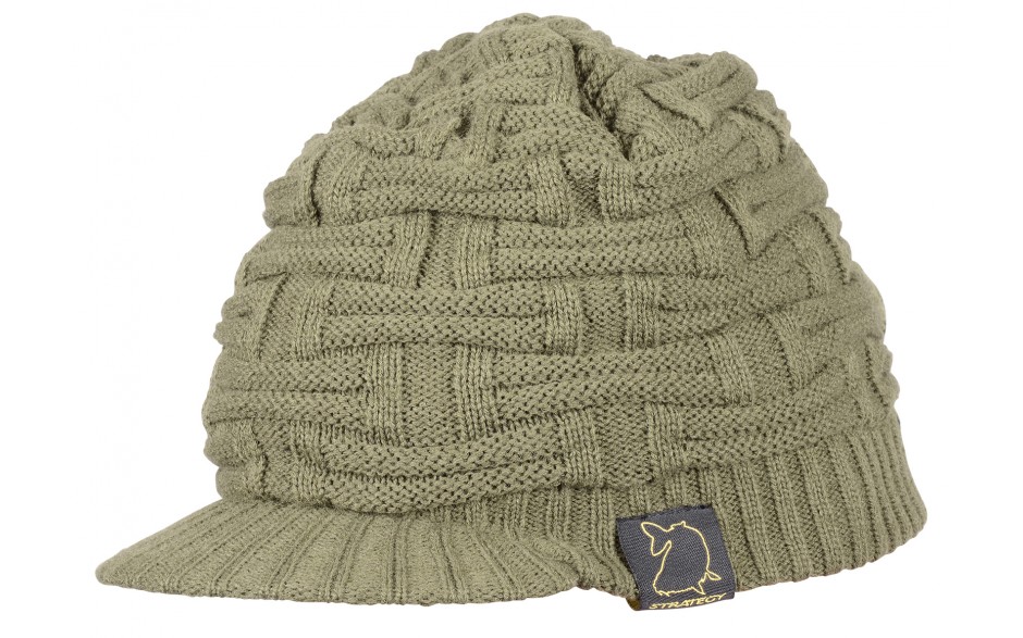 Spro Strategy Beanie Anglermütze Angler Strickmütze mit Schild