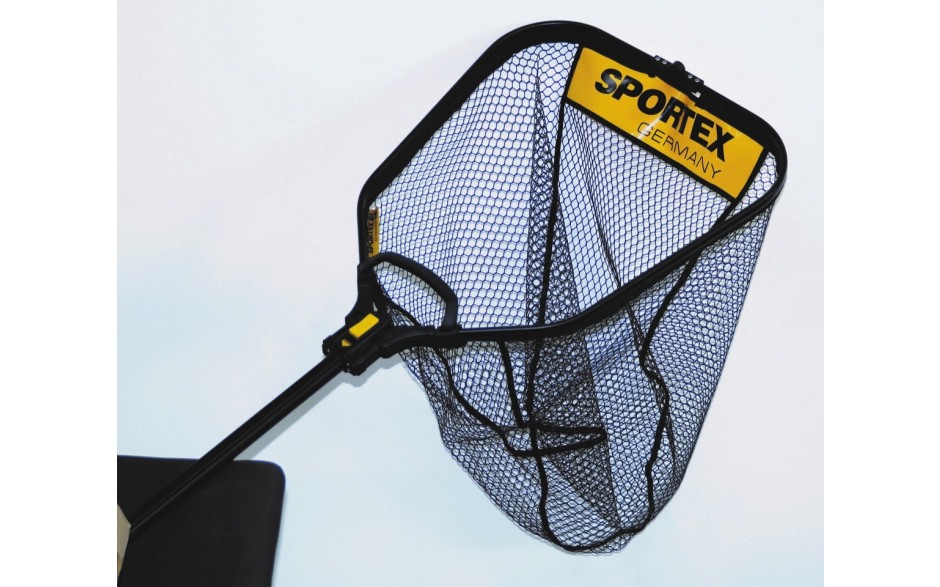 Kescher Sportex gummiert und faltbar Länge ca. 1,55 m