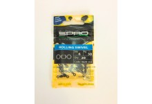 Spro Angelwirbel Rolling Swivel Größe 6 - 30 kg Tragkraft 20 Stück im SB Pack