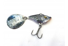 Shirasu Spin Body Spinner Blade Angelköder Farbe Weißfisch UV 2,5 cm 8 Gramm