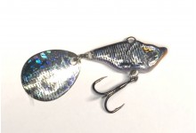 Shirasu Spin Body Spinner Blade Angelköder Farbe Weißfisch UV 3,3 cm 17 Gramm