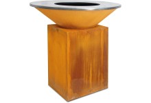 Ofyr Classic Corten 100 Outdoorgill Kocheinheit mit 100 cm Platte 0,55 qm Kochbereich