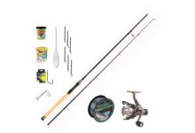 Anglermarkt Forellen-Set Angelset für Forellen mit Angelzubehör mit Angelrute Angelrolle Angelschnur