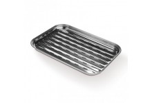 Edelstahlgrillschale Thüros Grillschale aus Edelstahl 34 x 24 x 2,5 cm