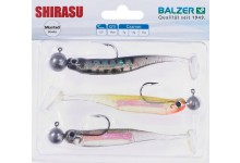 Zanderangelköderset Hechtangelköderset 3 Angelköder 11 cm 7, 11, 15 Gramm Haken Gr. 3/0