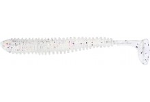 Balzer Shirasu Street Worm Paddler mit Squidaroma Sinking 5 cm Farbe Crystal 6 Stück