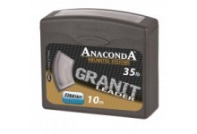 Anaconda Granit Hook Link Leader 35 lb - 10 m - dunkelgrün