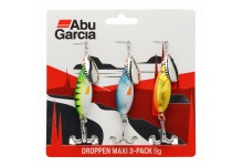 Abu Garcia Droppen Maxi Spinner Set 7,5 cm 3 Stück 9 Gramm Spinner Set für Raubfische 