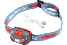 Shirasu Kopflampe Wiederaufladbar mit USB Anschluss ink. Ladekabel