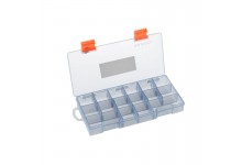 Balzer Shirasu Angelzubehörbox S 23 * 11 cm Höhe 3 cm mit 16 Fächern welche selbst unterteilt werden können