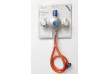 Cadac Dual Power Pak zur Verwendung von 2 Gaskartuschen mit Schraubgewinde für Gasgrills mit 50 mBar