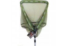 DAM Crosspower Kescher 2,6 Meter 60 * 60 * 15 cm 3teilig mit sehr gutem Netzt Unterfangkescher für Raubfische und Friedfische 