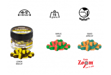 Carp Zoom Method Duo Dumbel Wafters Squid Apricot  Ø 8 x 12mm 15 Gramm 