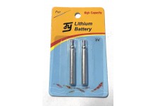 Stabbatterien (Lithium) 3 Volt 2 Stück für elektrische Angelposen und Smart Floats 