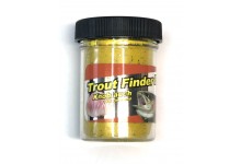 Trout Finder Bait Forellenteig Sonnengelb 50 Gramm Angelköder mit Glitter und Knoblauch Geschmack