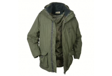 Overhues Hubertus Herren Outdoorjacke Jagdjacke 3 in 1 Jacke Farbe oliv Gr. 48 / M