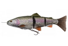 Savage Gear 4D Line Thru Trout 15 cm 35 Gramm langsam sinkend Angelkoeder Schleppköder Hechtköder 4 D Photochorme Hautdruck