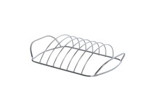 Spareibshalter aus Edelstahl 30 * 18 * 8 cm für Rippchen und Braten