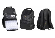 Spro Angelrucksack Backpack 104 mit 4 Boxen und Angelrutenhalter
